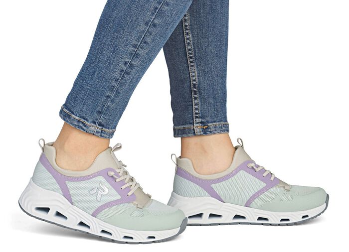 Rieker, sportliche Damen-Sneaker, mit herausnehmbarem Fussbett 